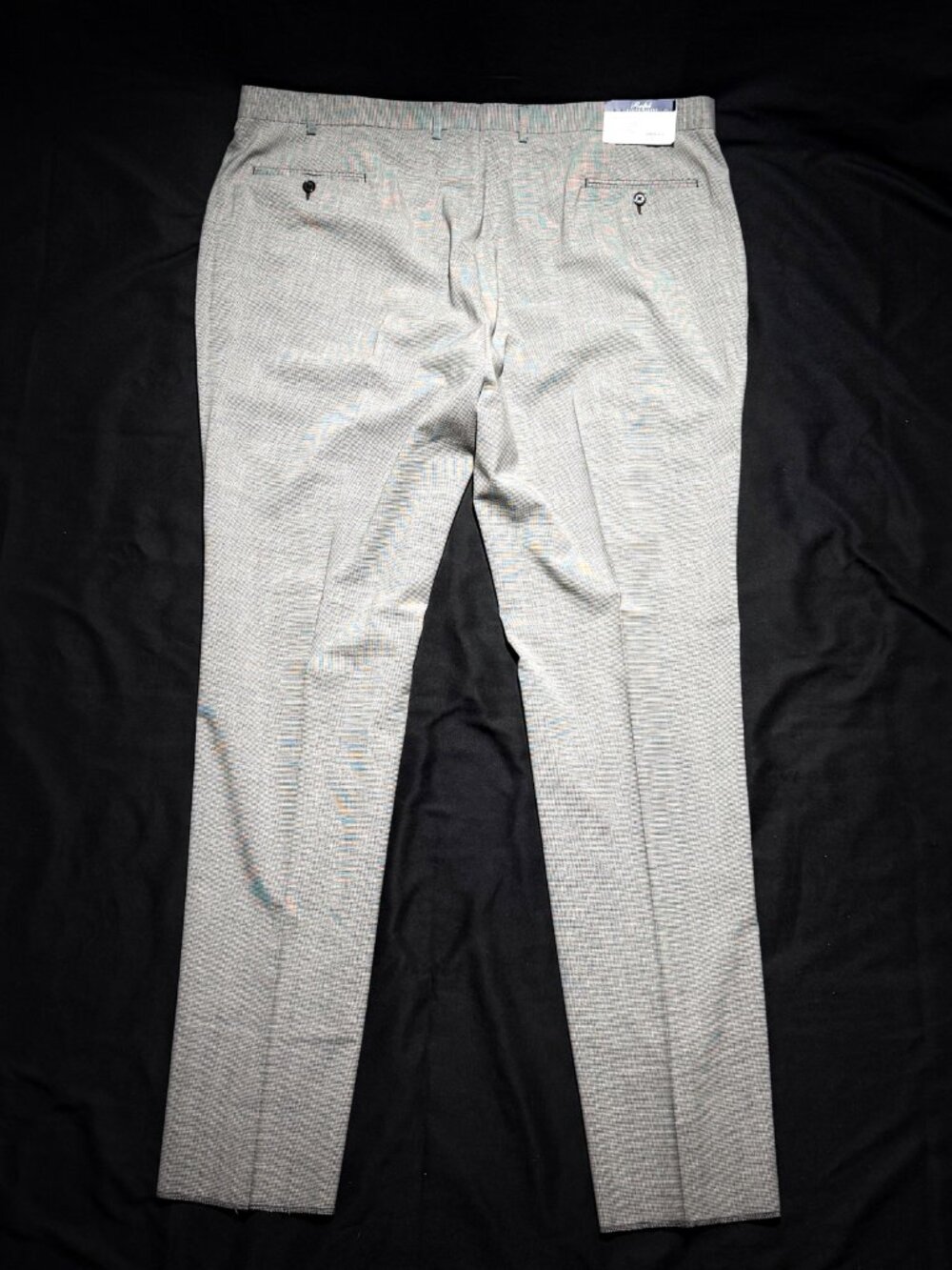 NWT Ralph by Ralph Lauren 2pc Suit 50R 45W BlK/White Houndstooth Wool Unaltered - Picture 12 of 15